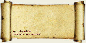 Kristina Egerić vizit kartica